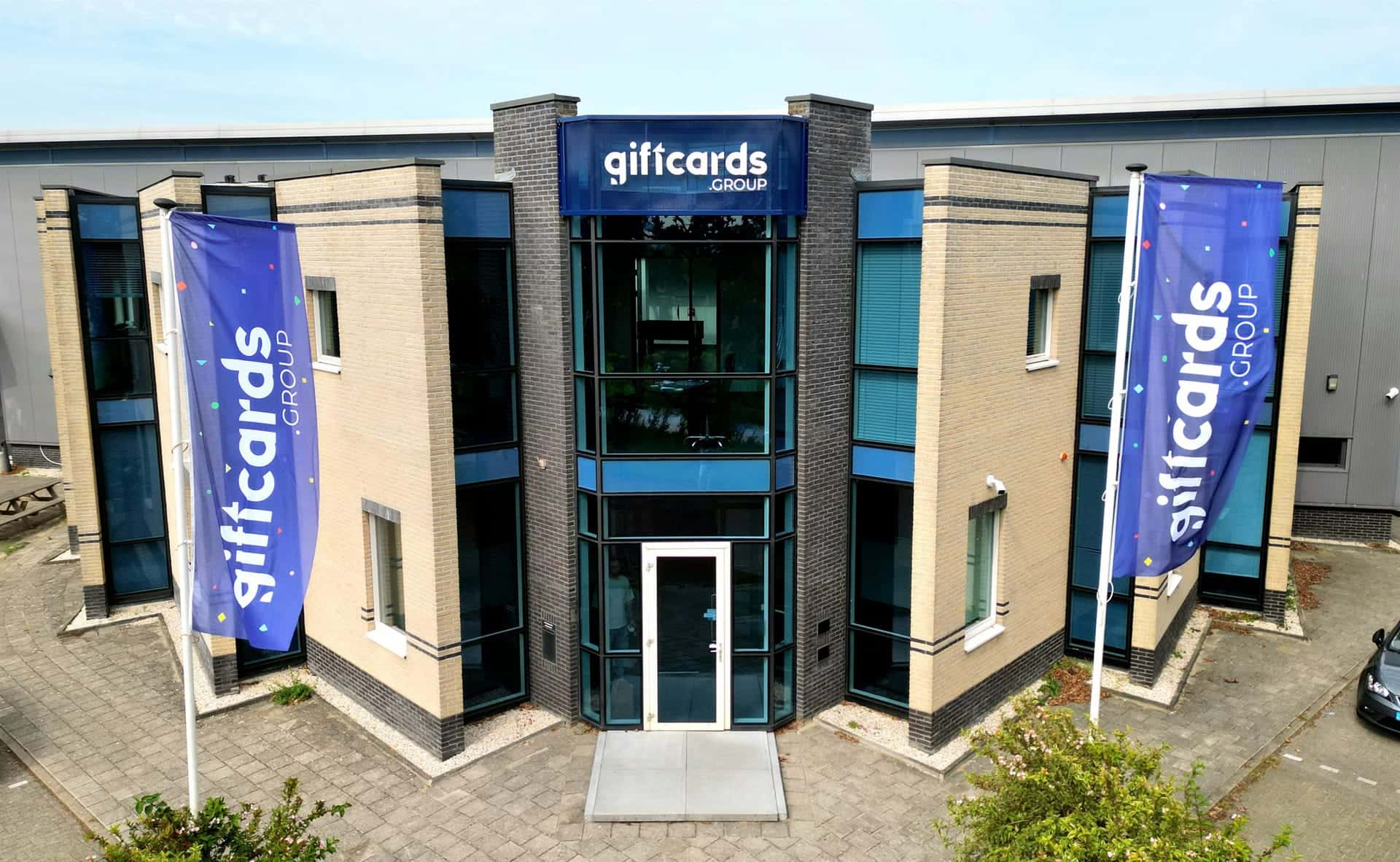 Het kantoor van giftcards.group aan de Ambachtsweg 6 in Oosthuizen