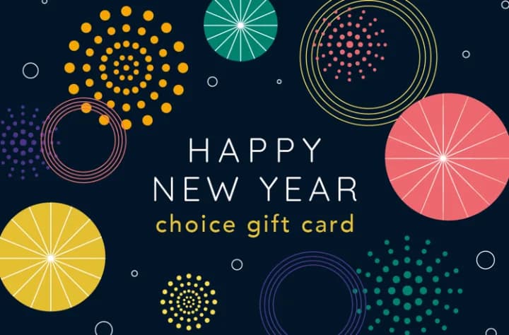 Happy New Year Choice Gift Card