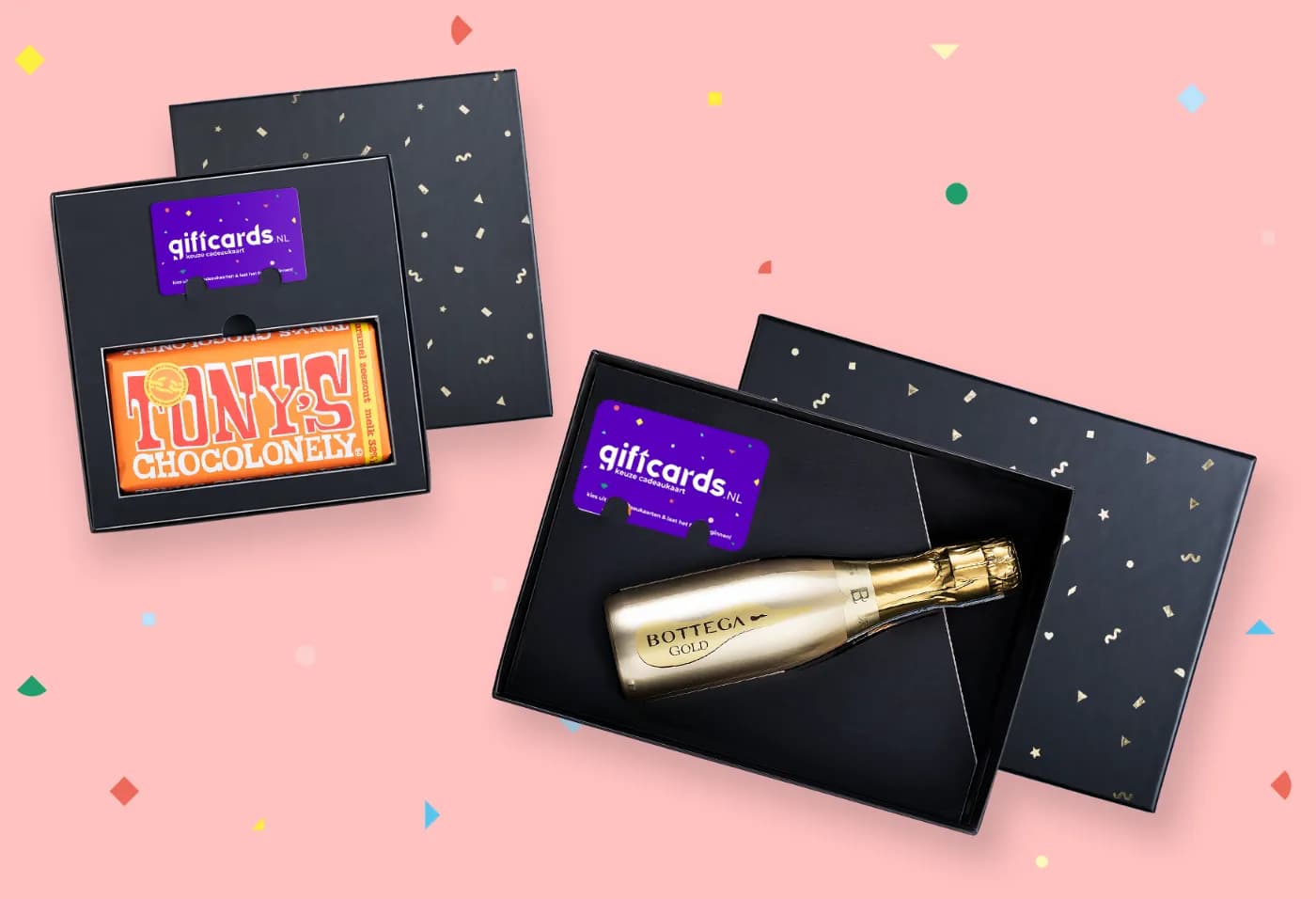 Gift packages with a giftcards.nl choice gift card